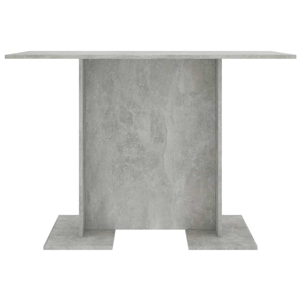 Vidaxl eettafel 110x60x75 cm bewerkt hout betongrijs