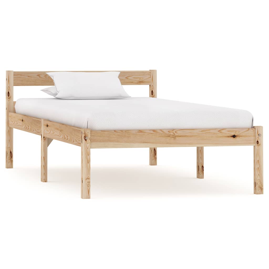 Vidaxl bedframe massief grenenhout 100x200 cm
