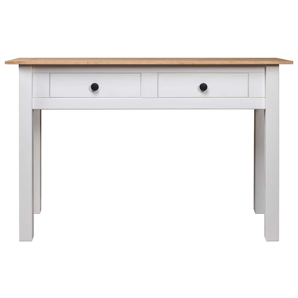 Vidaxl wandtafel panama range 110x40x72 cm massief grenenhout wit
