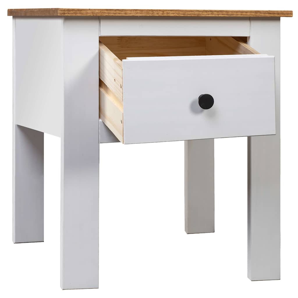 Vidaxl nachtkastje panama range 46x40x57 cm grenenhout wit