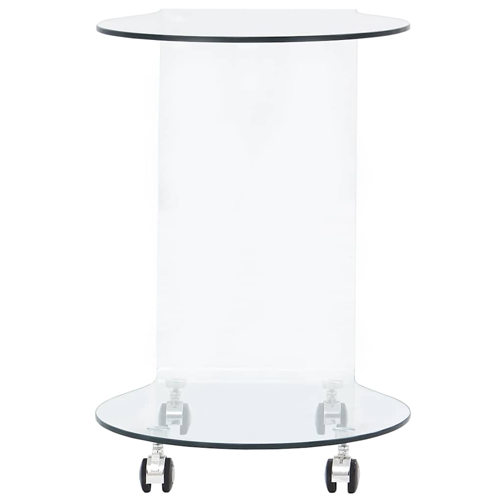 Vidaxl salontafel 45x40x58 cm gehard glas