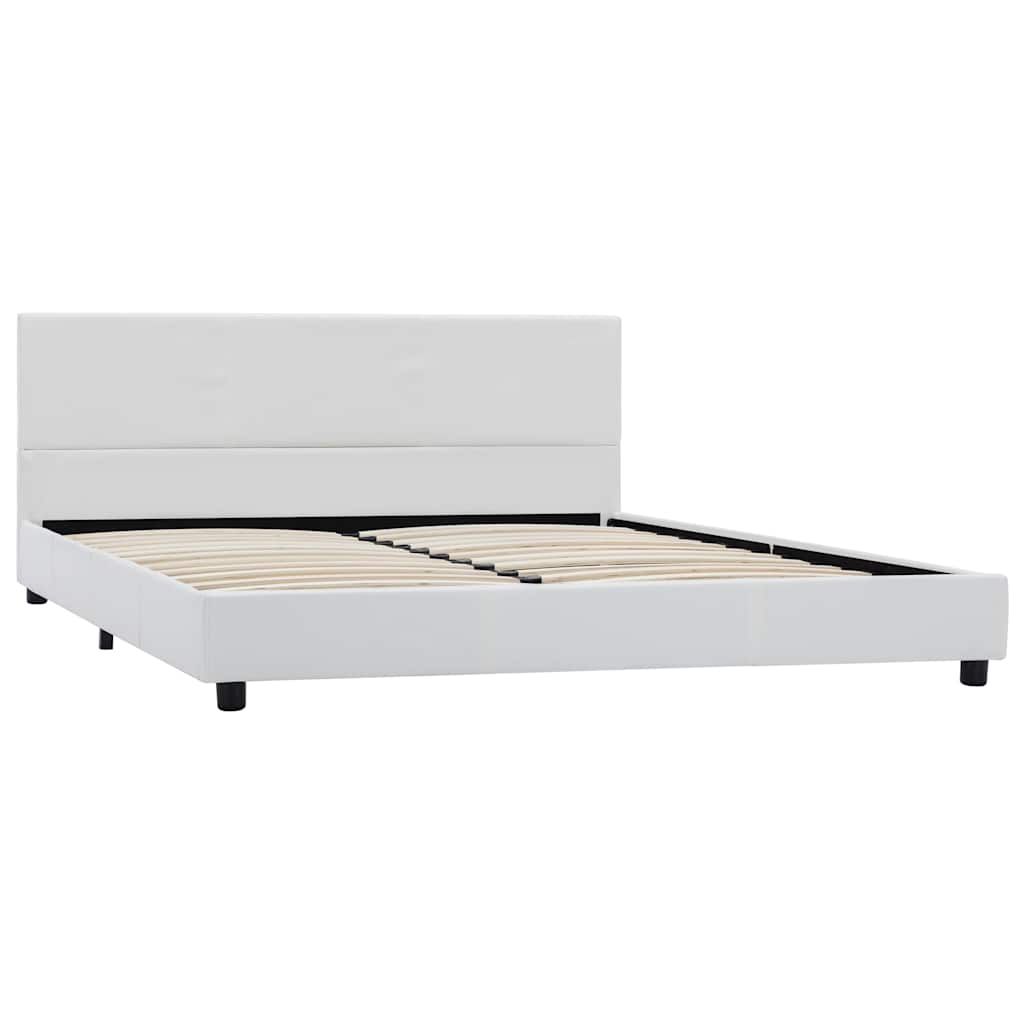 Vidaxl bedframe kunstleer wit 140x200 cm