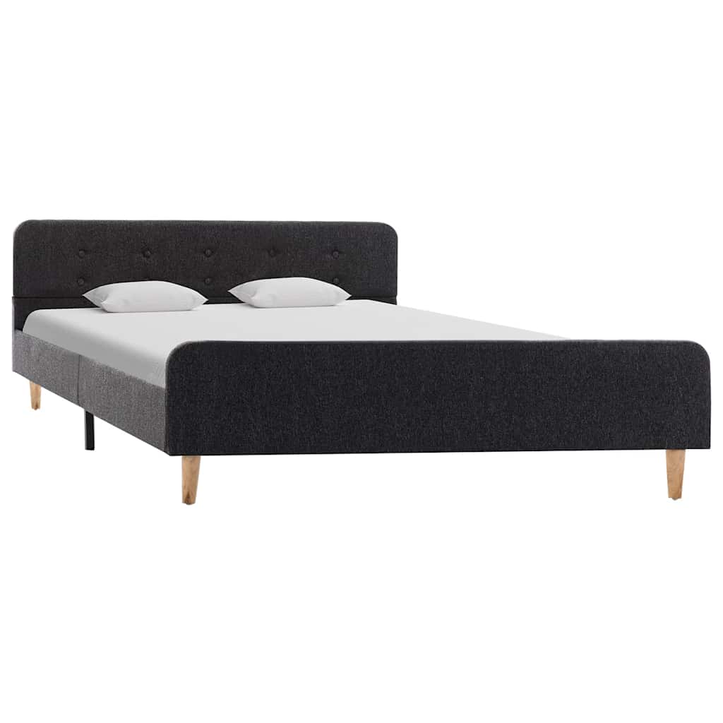 Vidaxl bedframe jute donkergrijs 160x200 cm