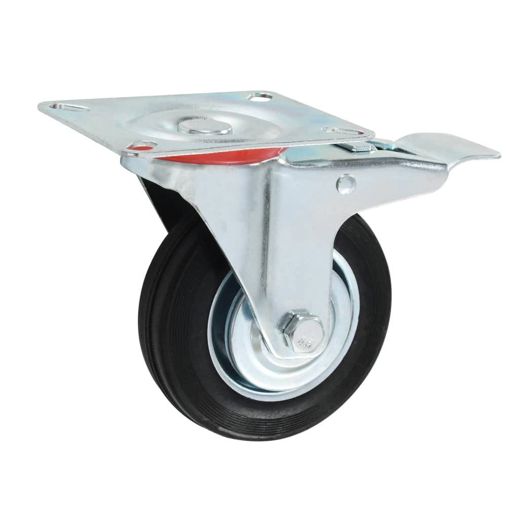 Vidaxl 16 st zwenkwielen 100 mm