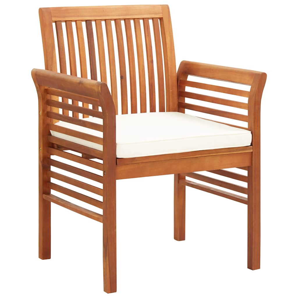 Vidaxl tuinstoelen 2 st met kussens massief acaciahout
