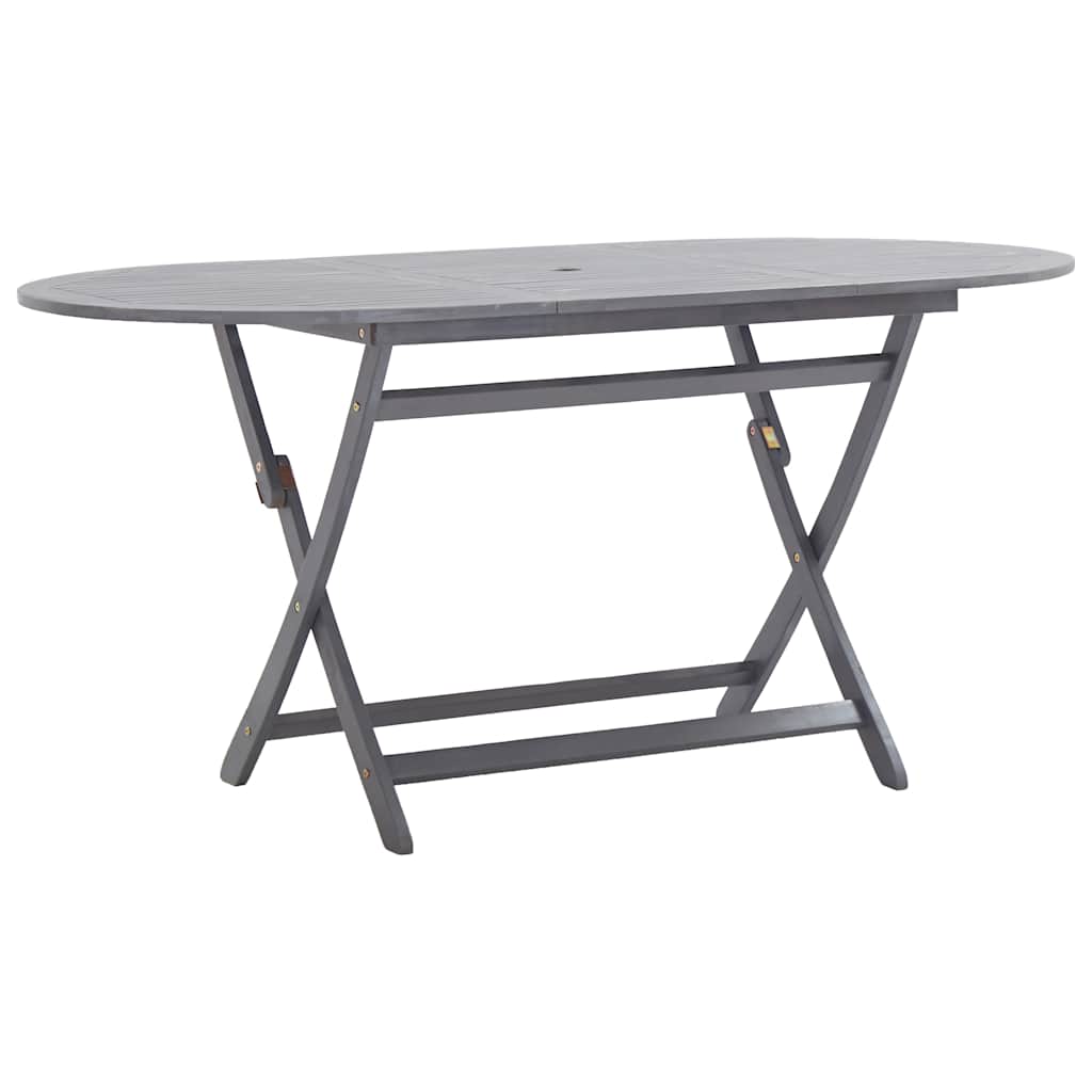 Vidaxl tuintafel inklapbaar 160x85x75 cm massief acaciahout