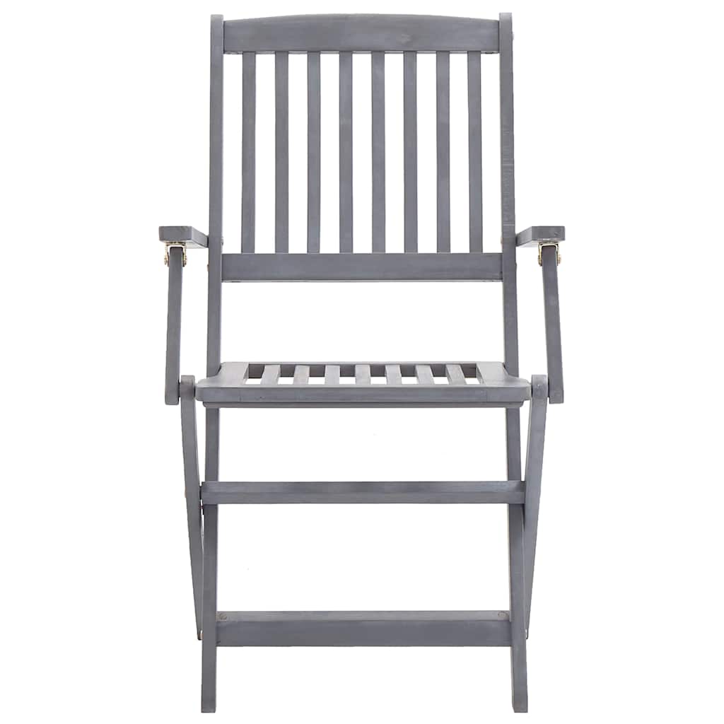Vidaxl tuinstoelen inklapbaar 4 st massief acaciahout