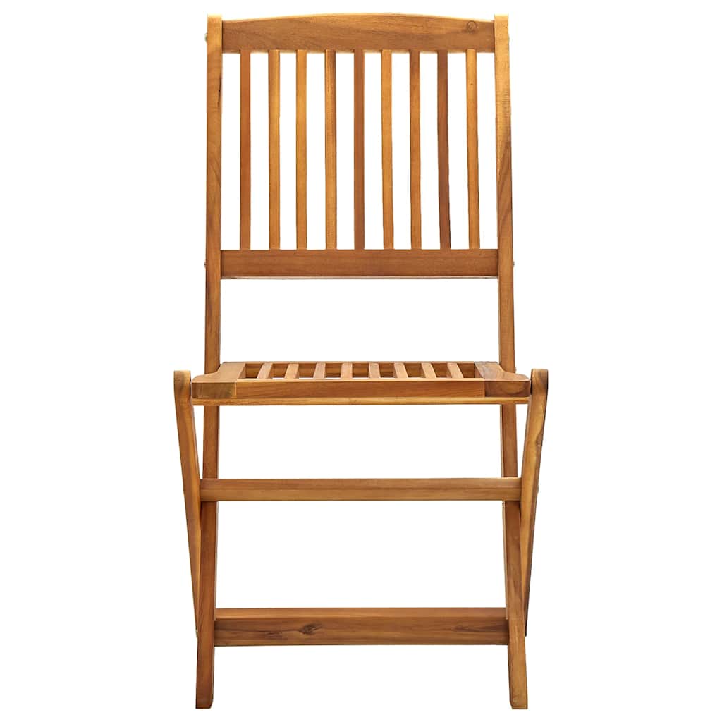 Vidaxl tuinstoelen inklapbaar 2 st massief acaciahout