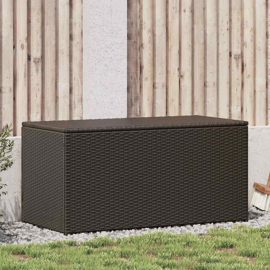 Vidaxl tuinbox 100x50x50 cm poly rattan bruin