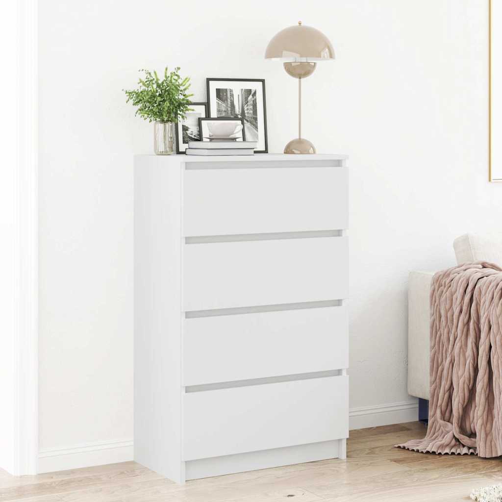 Vidaxl dressoir 60x35x98,5 cm bewerkt hout wit