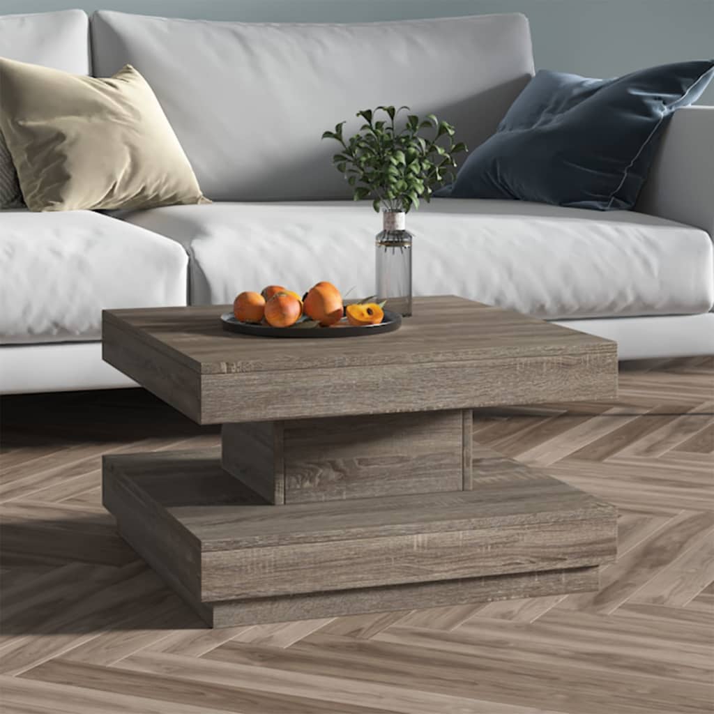 Vidaxl salontafel 60x60x35 cm mdf grijs