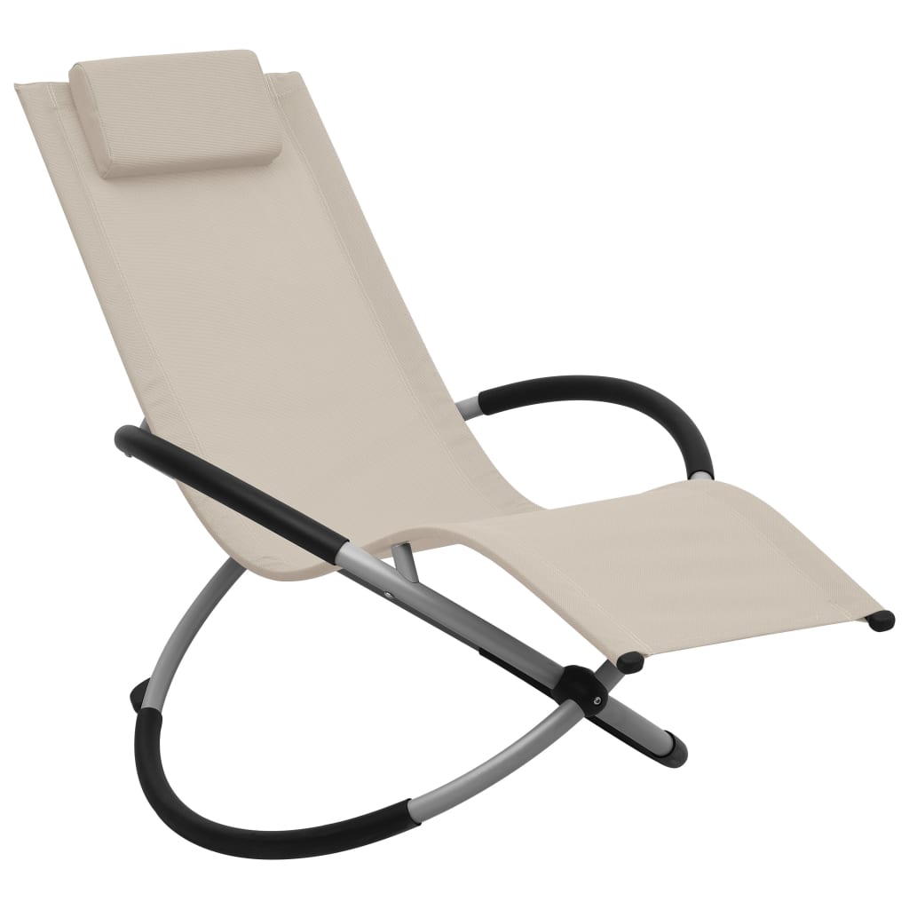 Vidaxl kinderligbed staal crèmekleurig