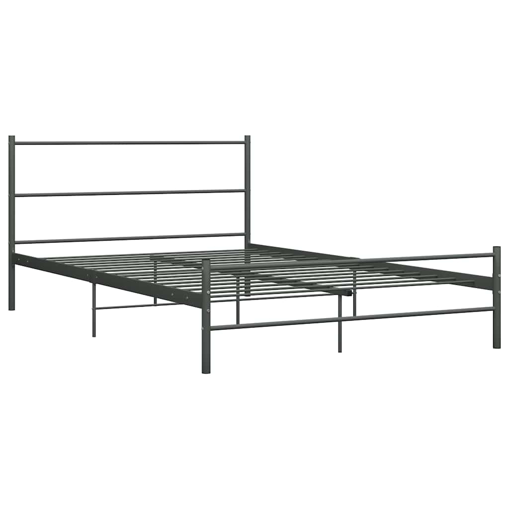 Vidaxl bedframe metaal grijs 120x200 cm