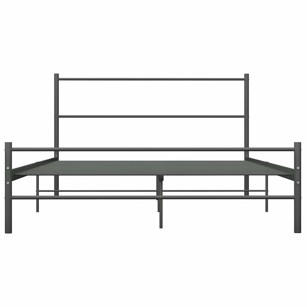 Vidaxl bedframe metaal grijs 120x200 cm