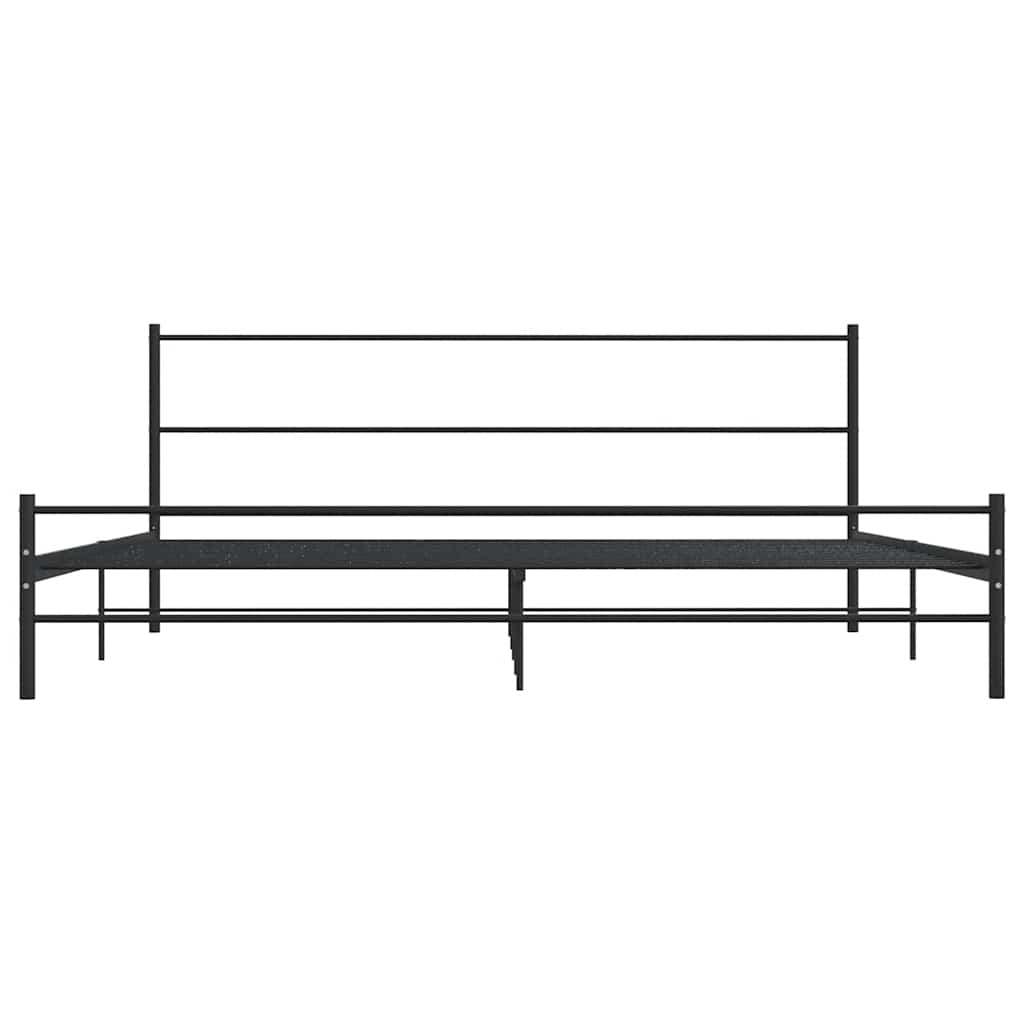 Vidaxl bedframe metaal zwart 180x200 cm