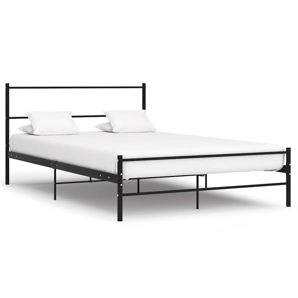 Vidaxl bedframe metaal zwart 120x200 cm