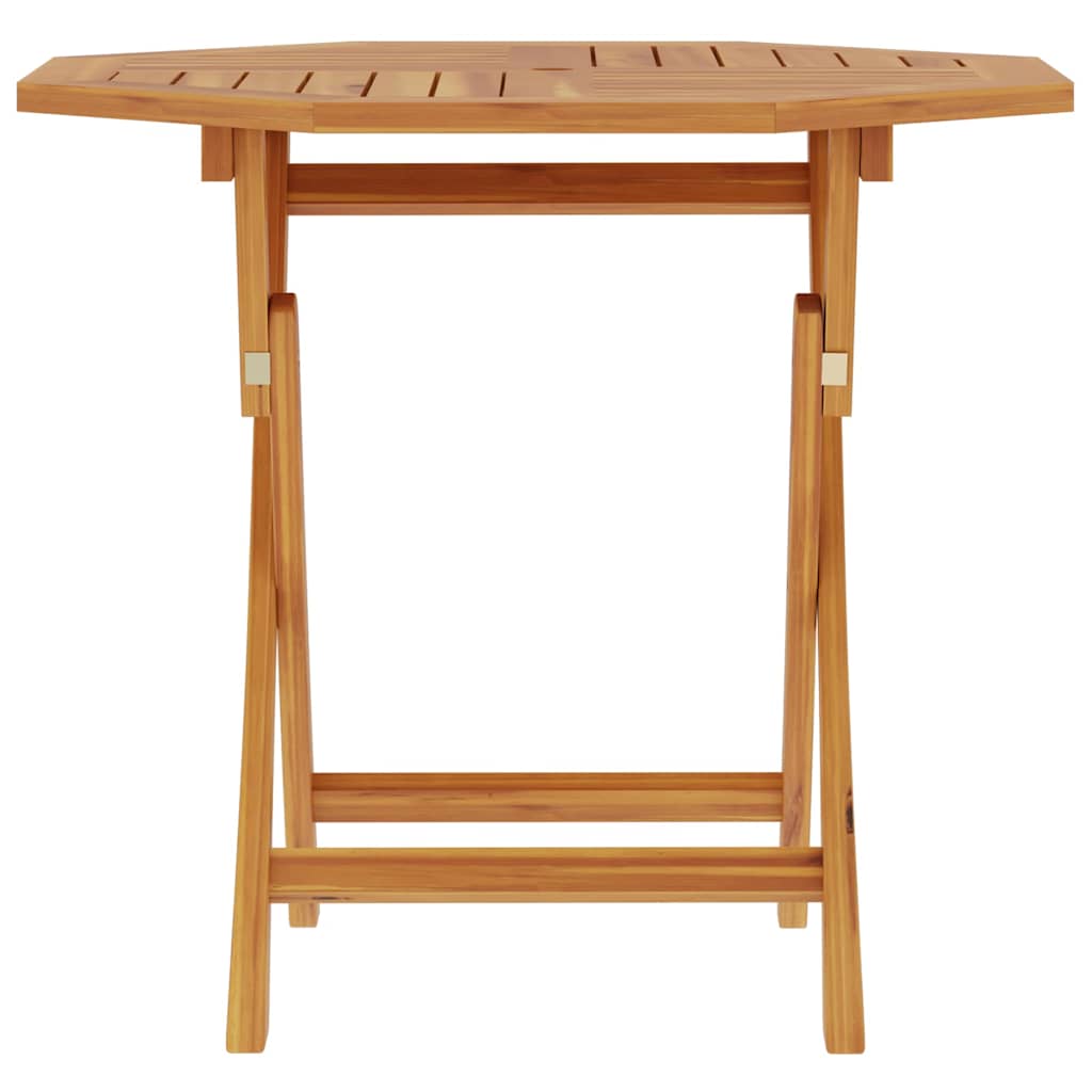 Vidaxl tuintafel inklapbaar 85x85x76 cm massief teakhout