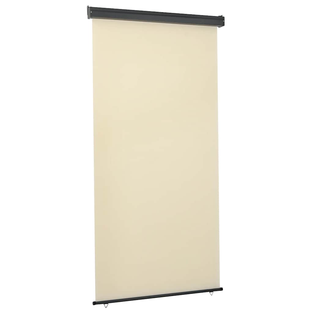 Vidaxl balkonscherm 125x250 cm crèmekleurig