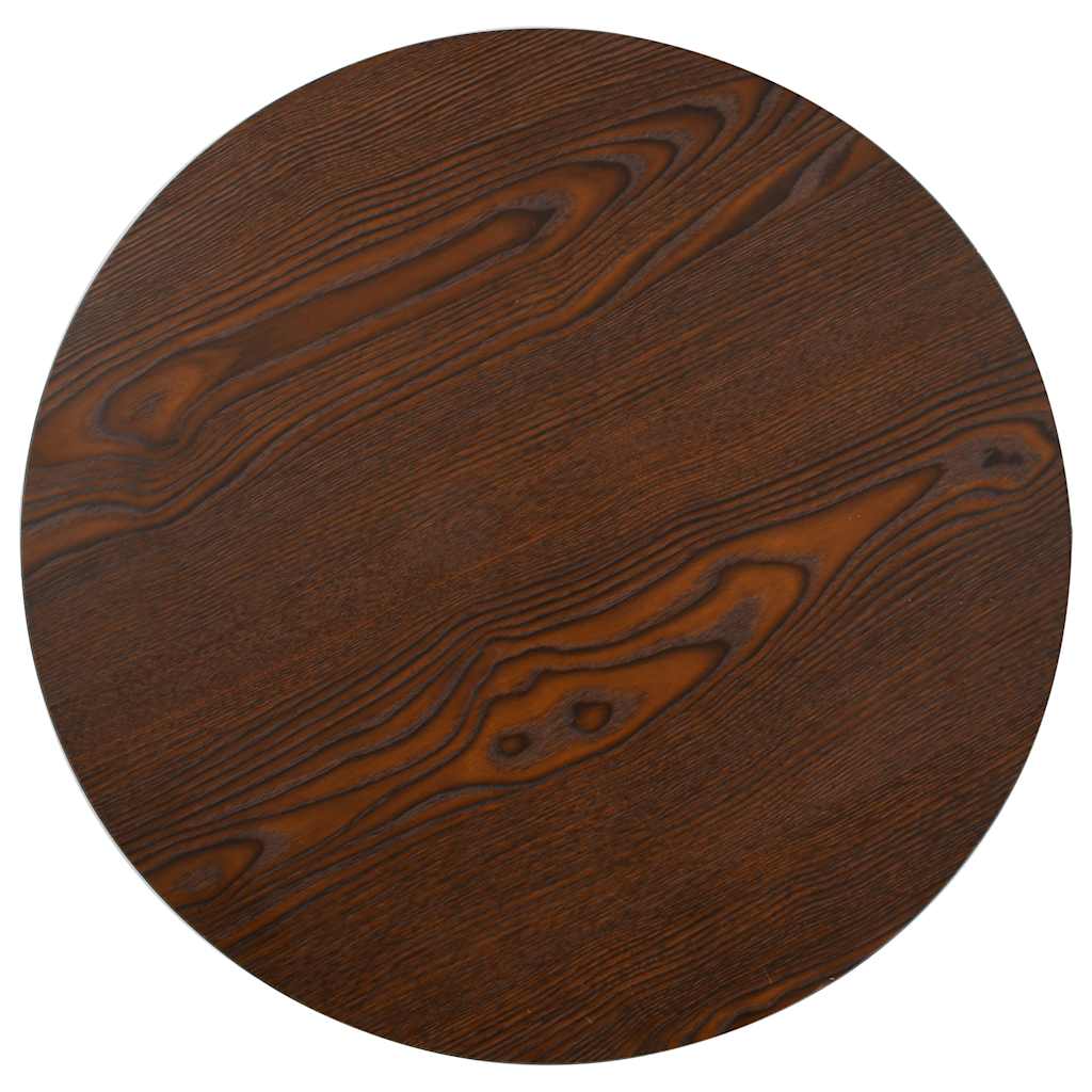Vidaxl bistrotafel 60 cm mdf donkerbruin