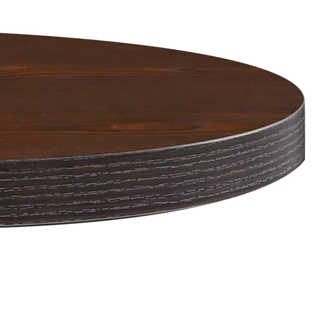 Vidaxl bistrotafel 60 cm mdf donkerbruin