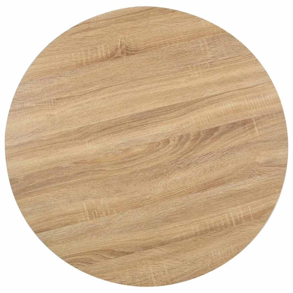 Vidaxl bistrotafel 80 cm mdf lichtbruin
