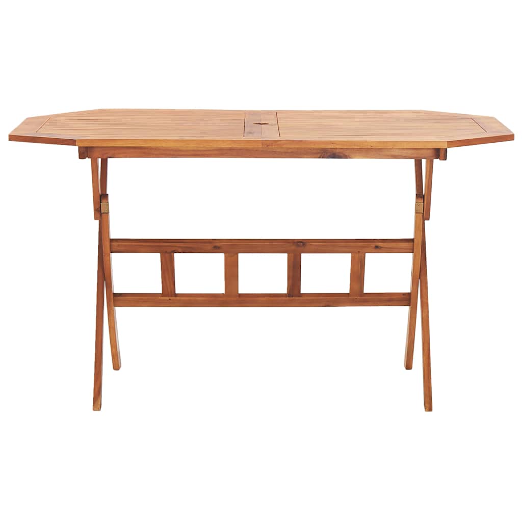 Vidaxl tuintafel inklapbaar 135x85x75 cm massief acaciahout