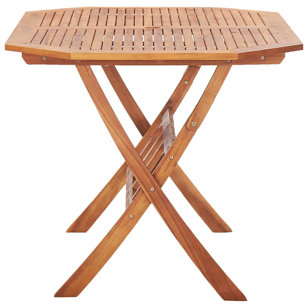 Vidaxl tuintafel inklapbaar 135x85x75 cm massief acaciahout