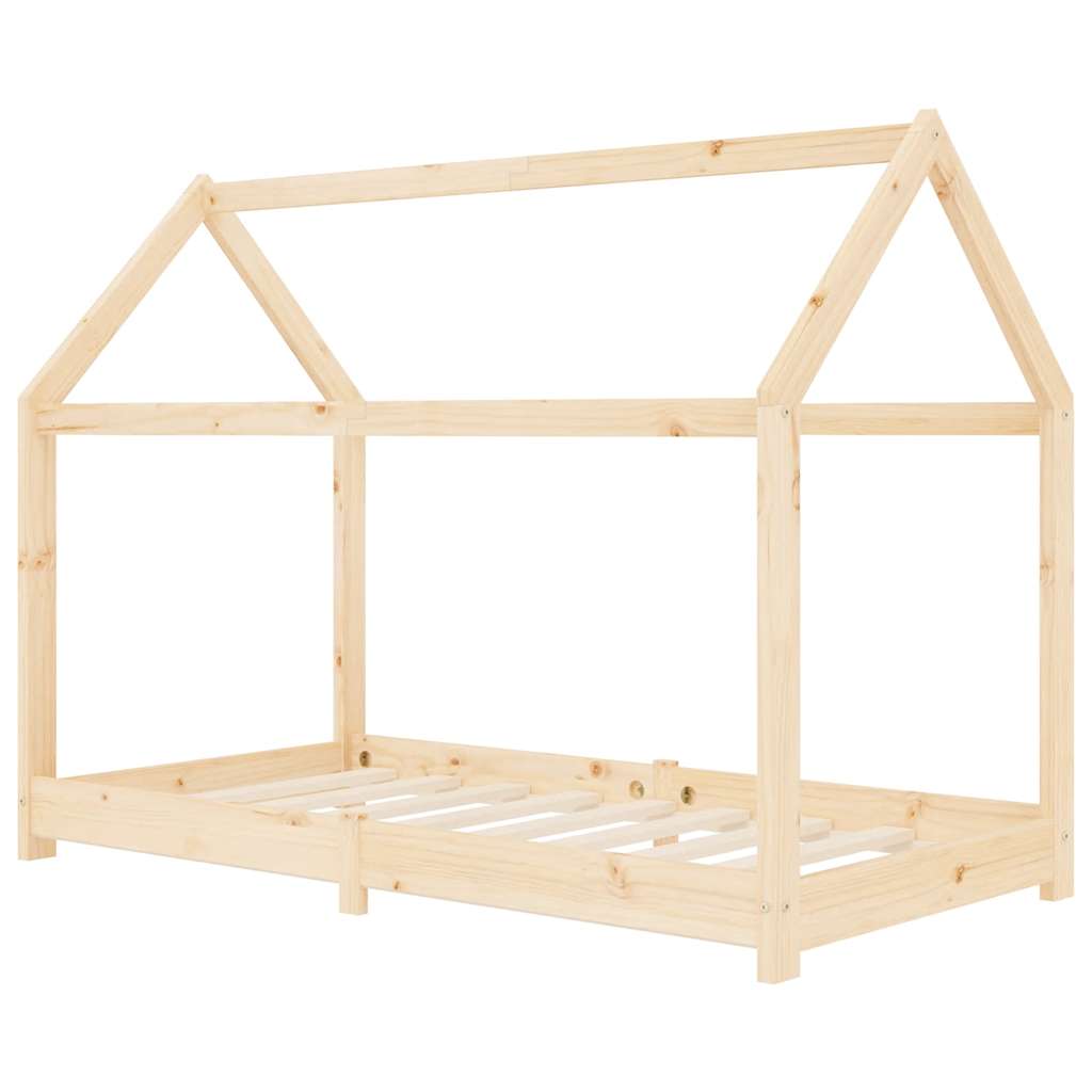 Vidaxl kinderbedframe massief grenenhout 80x160 cm