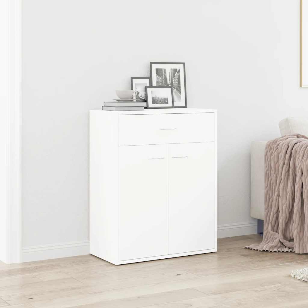 Vidaxl dressoir 60x30x75 cm bewerkt hout wit
