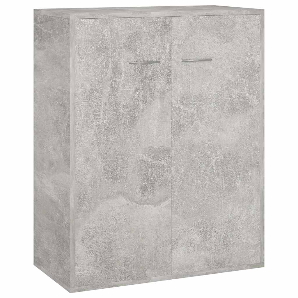 Vidaxl dressoir 60x30x75 cm bewerkt hout betongrijs