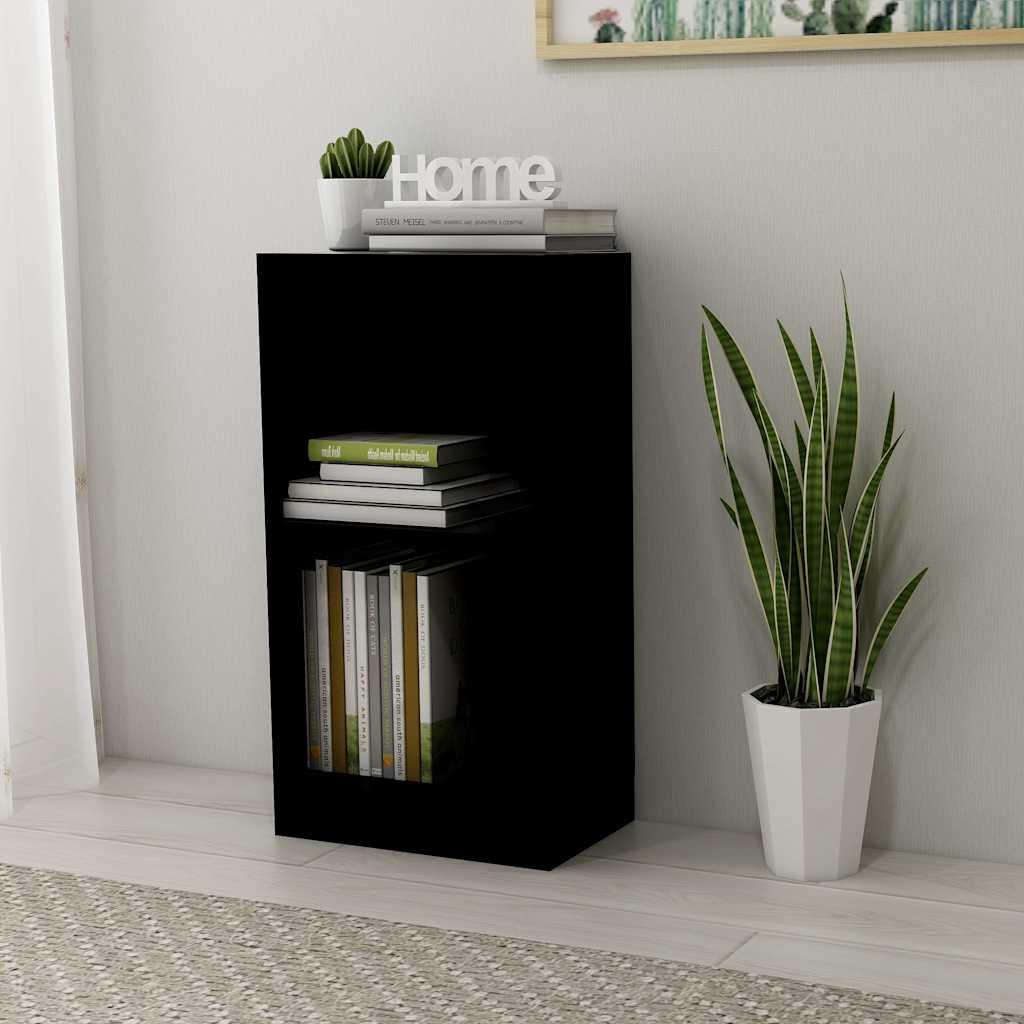 Vidaxl boekenkast 40x24x75 cm bewerkt hout zwart