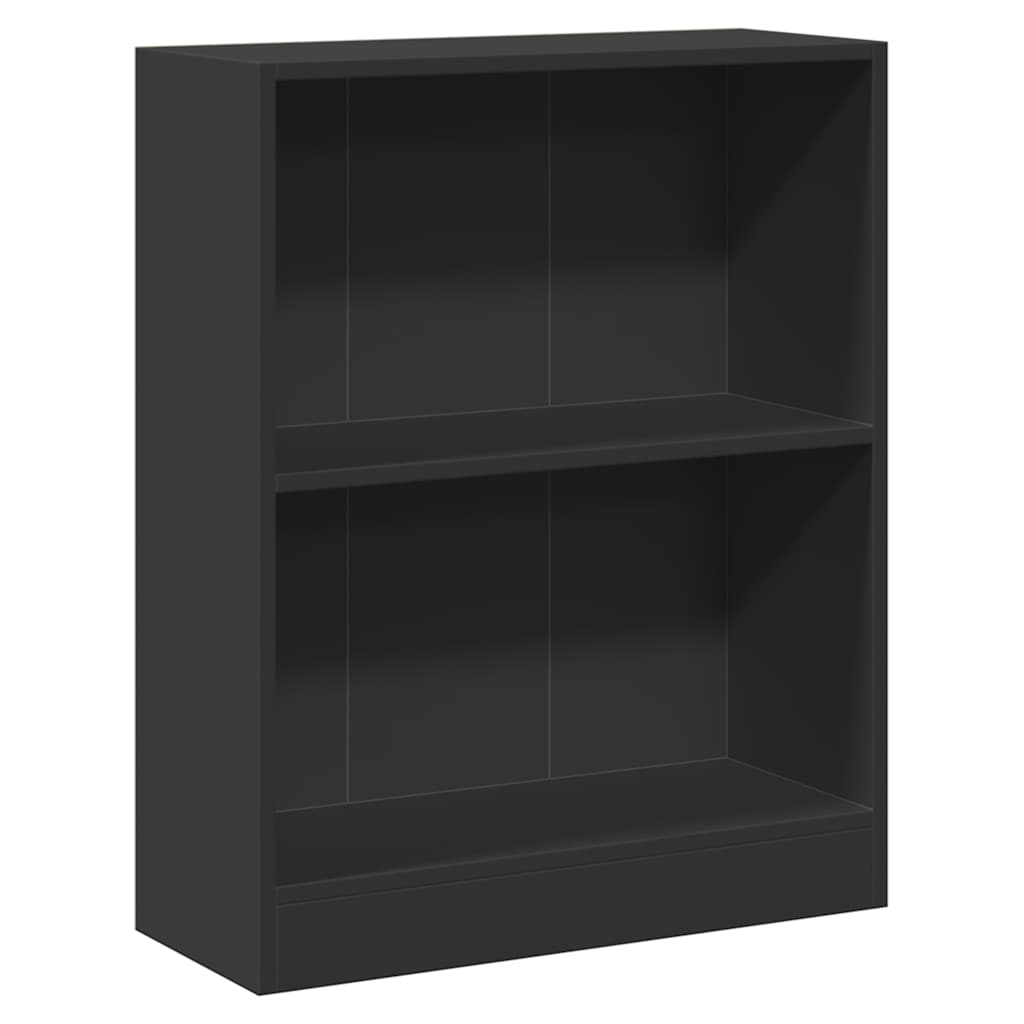 Vidaxl boekenkast 60x24x76 cm bewerkt hout zwart