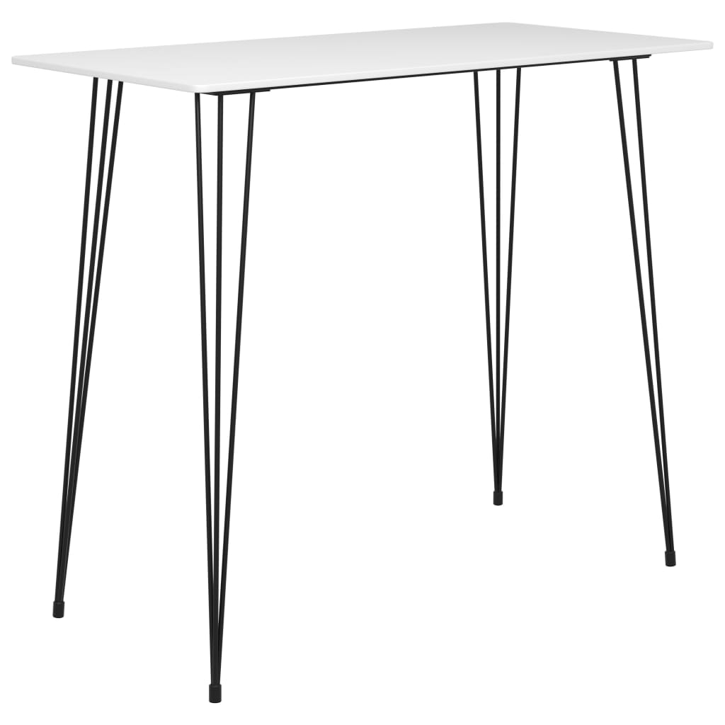 Vidaxl bartafel 120x60x105 cm wit