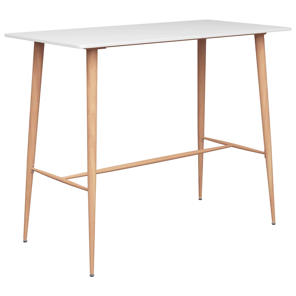 Vidaxl bartafel 120x60x105 cm wit