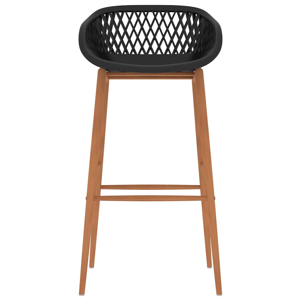 Vidaxl barstoelen 4 st zwart