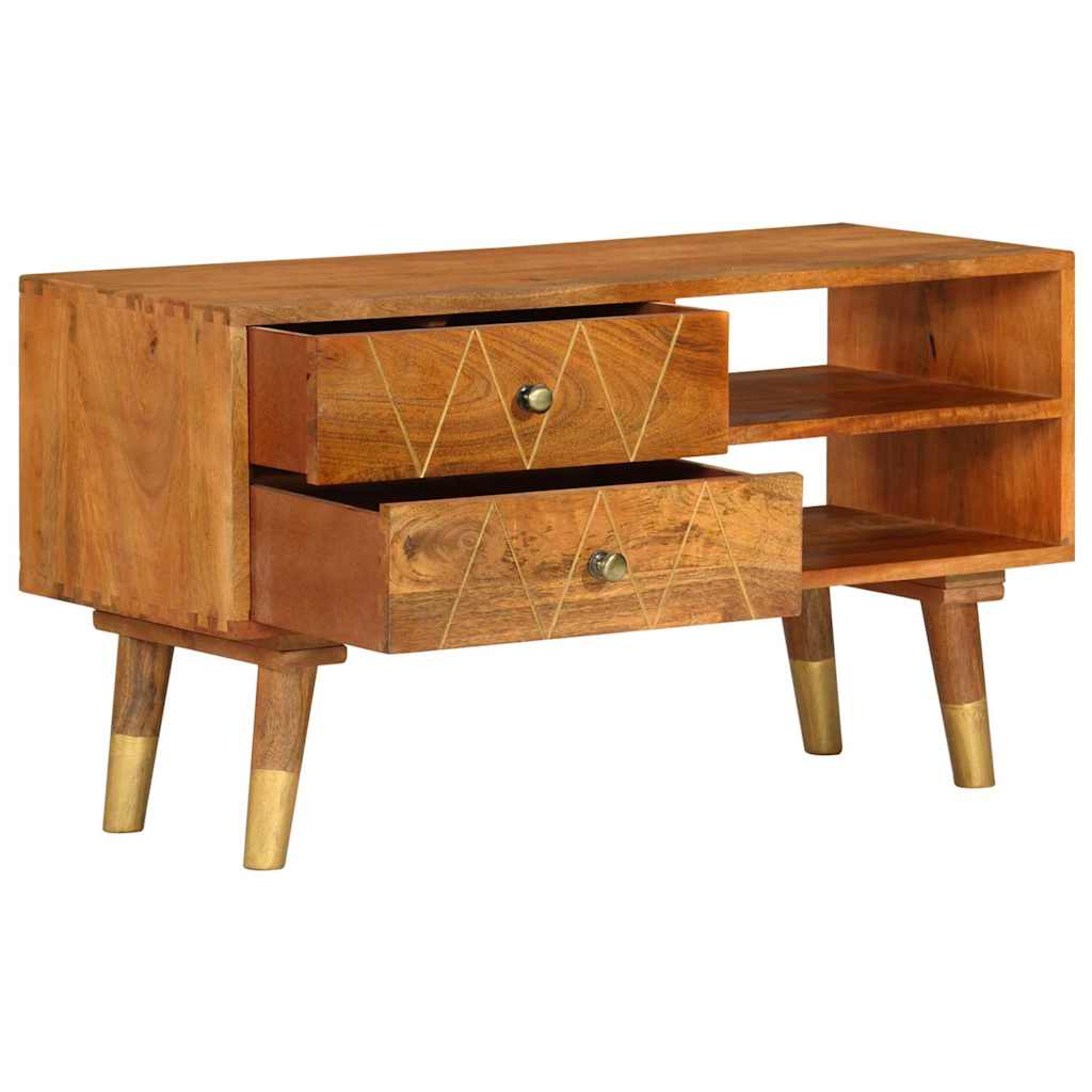 Vidaxl tv-meubel 85x35x47 cm massief mangohout