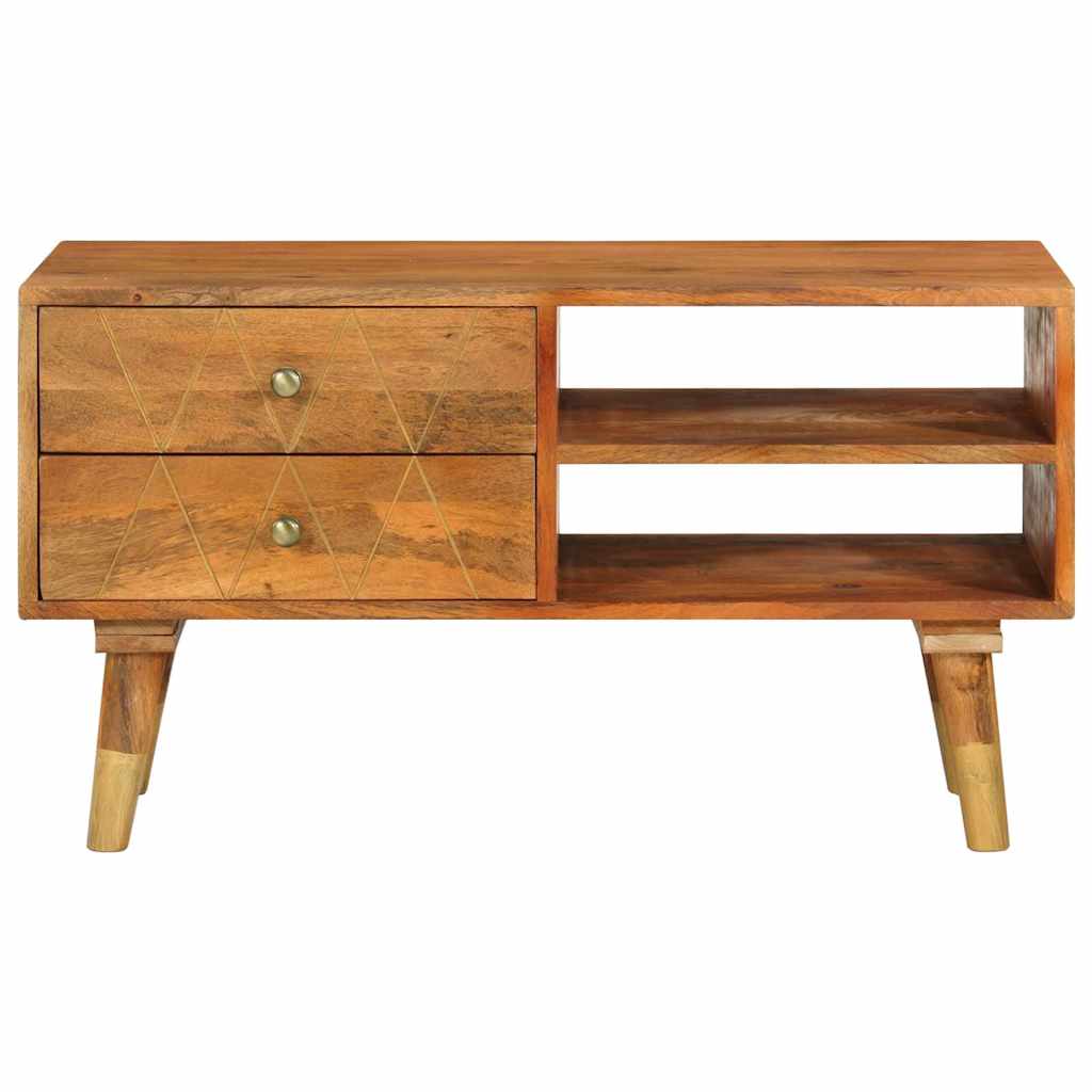 Vidaxl tv-meubel 85x35x47 cm massief mangohout