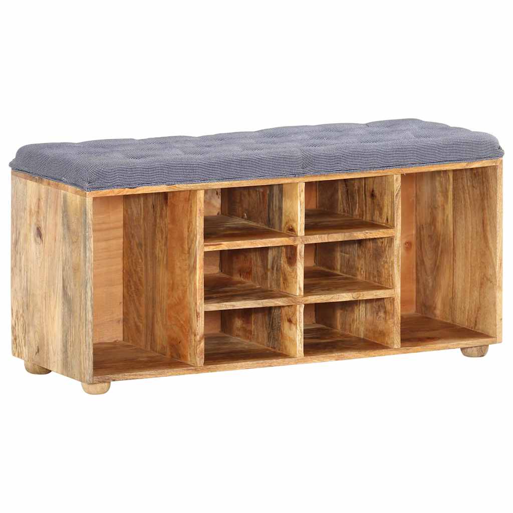 Vidaxl halbankje 100x35x47 cm massief mangohout