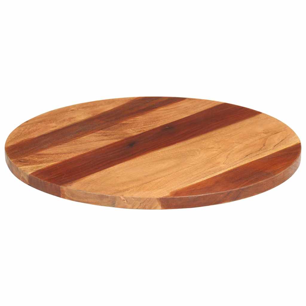 Vidaxl tafelblad rond 25-27 mm 60 cm massief acaciahout