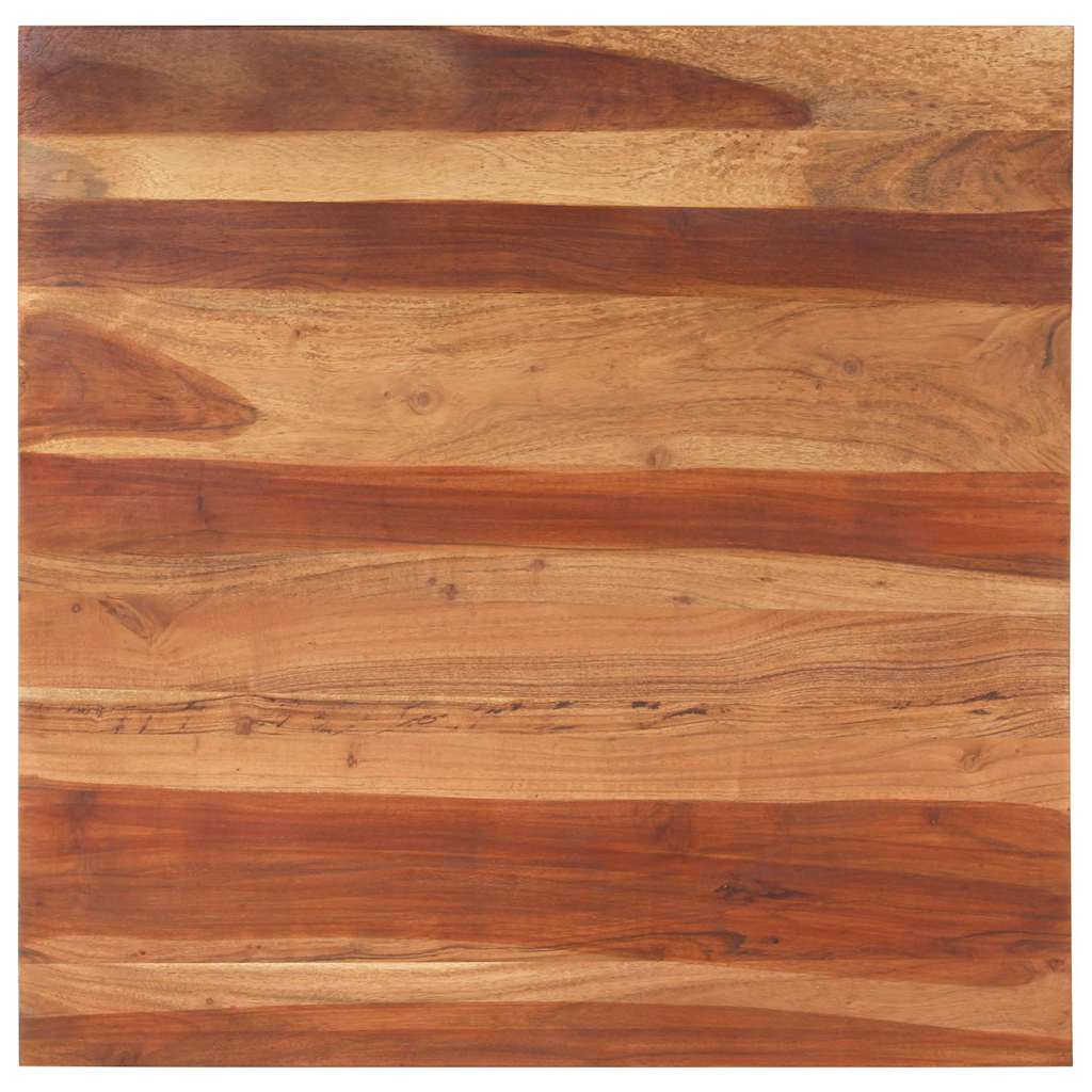 Vidaxl tafelblad 25-27 mm 80x80 cm massief acaciahout