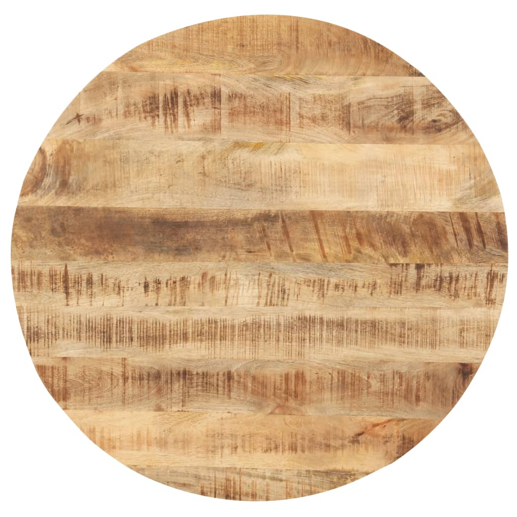 Vidaxl tafelblad rond 25-27 mm 40 cm massief mangohout