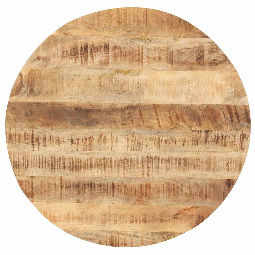 Vidaxl tafelblad rond 25-27 mm 50 cm massief mangohout