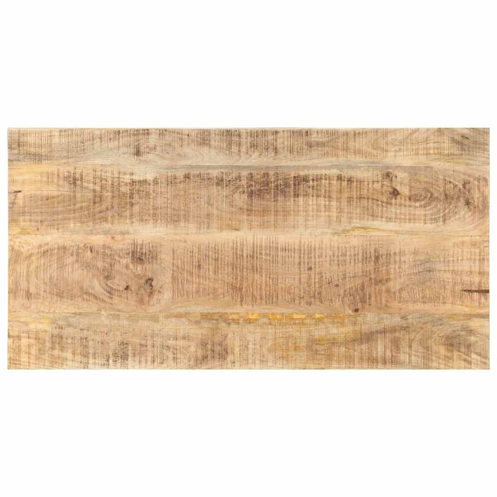 Vidaxl tafelblad 25-27 mm 100x60 cm massief mangohout