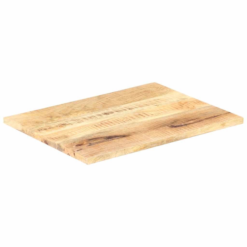 Vidaxl tafelblad 25-27 mm 80x70 cm massief mangohout