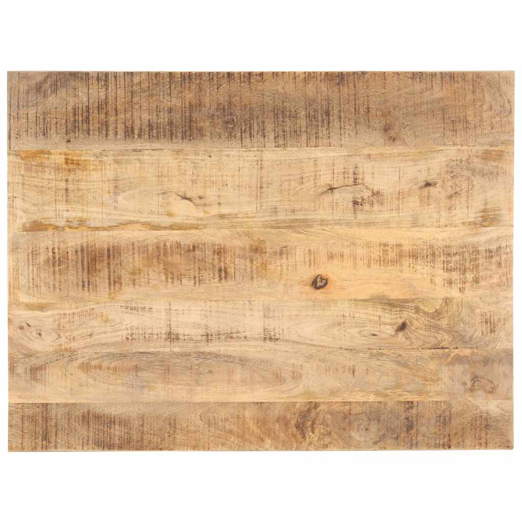 Vidaxl tafelblad 25-27 mm 90x70 cm massief mangohout