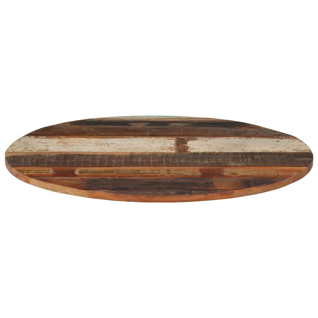 Vidaxl tafelblad rond 15-16 mm 70 cm massief gerecycled hout