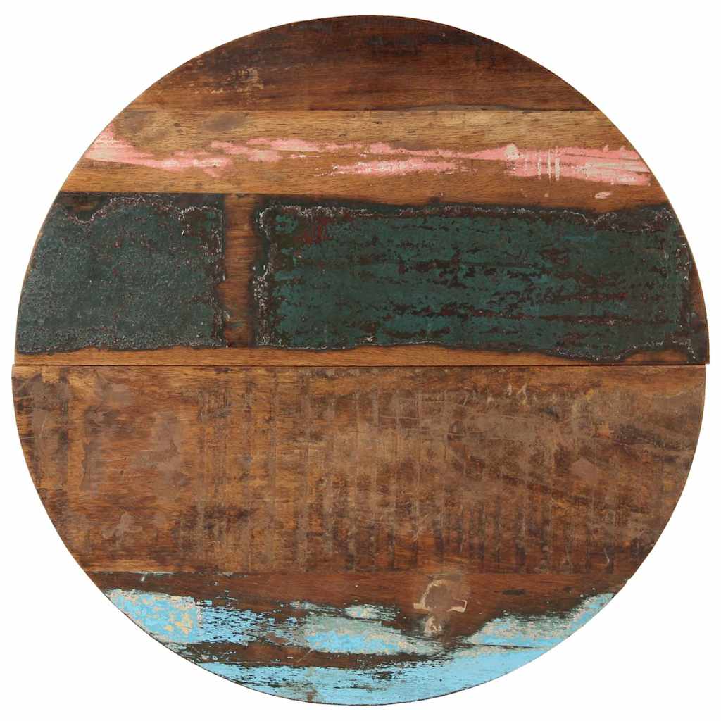 Vidaxl tafelblad rond 25-27 mm 70 cm massief gerecycled hout