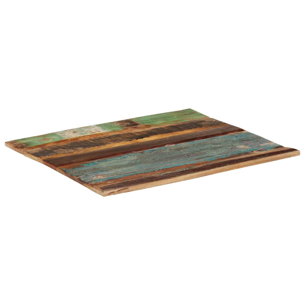 Vidaxl tafelblad rechthoekig 15-16 mm 70x80 cm massief gerecycled hout