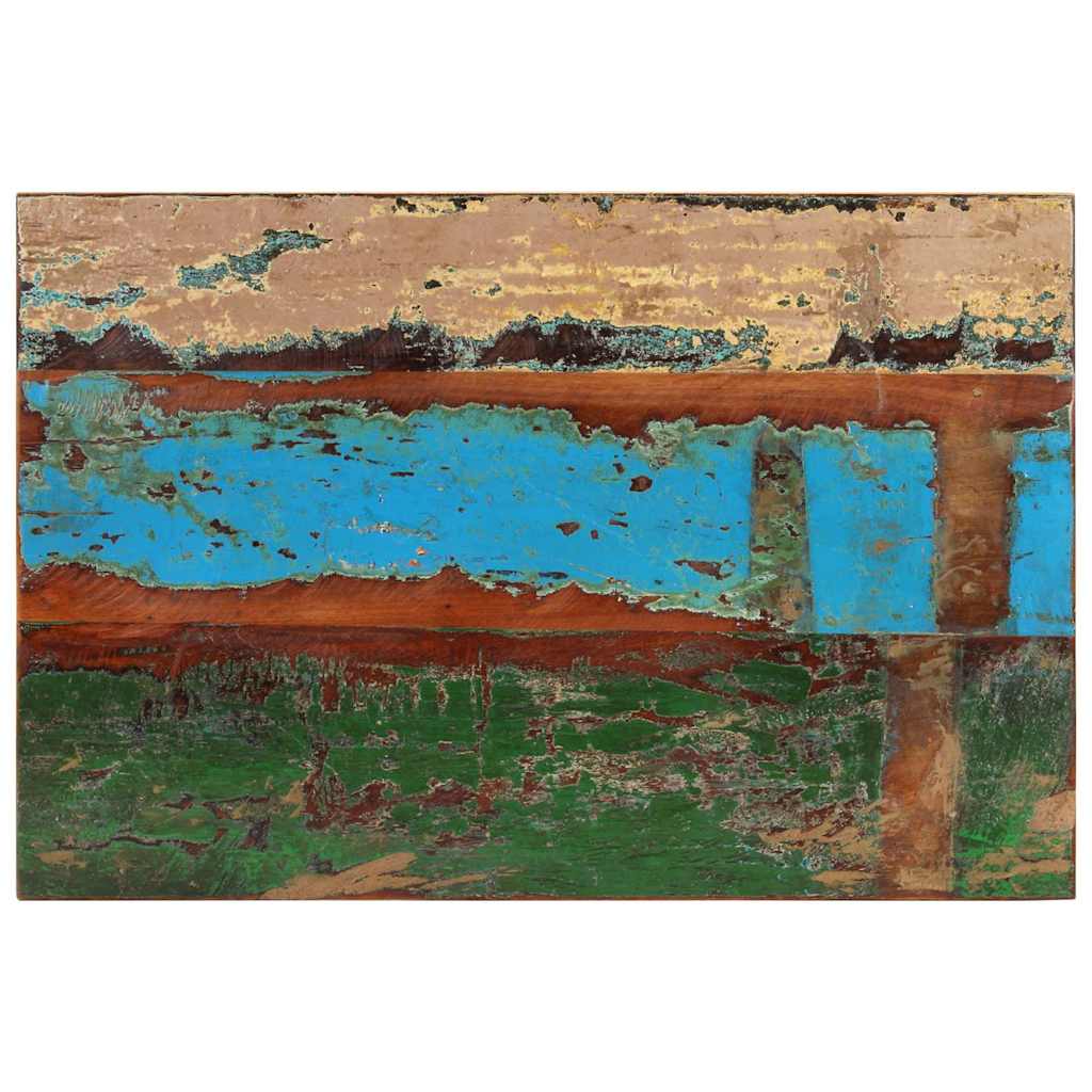 Vidaxl tafelblad rechthoekig 25-27 mm 60x90 cm massief gerecycled hout