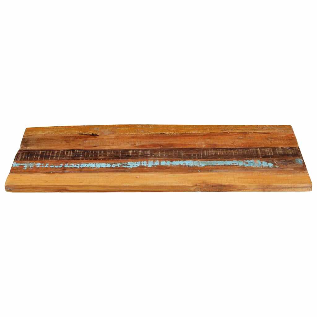 Vidaxl tafelblad rechthoekig 25-27 mm 60x100cm massief gerecycled hout